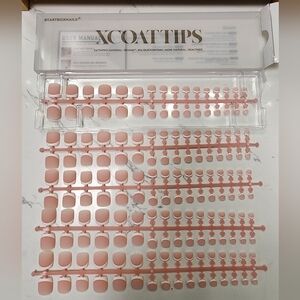BTArtBox Xcoat Tips Toes White French Tips New